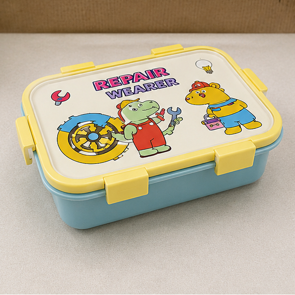 Blue Stainless Steel Kids Lunch Box (YM2498)
