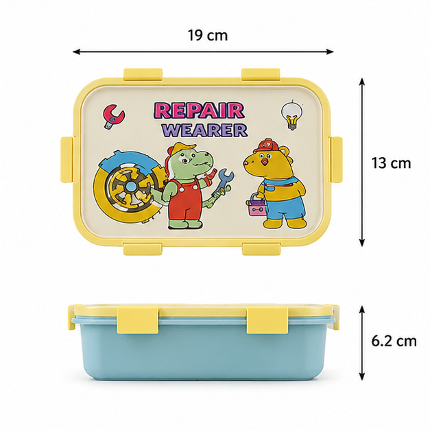 Blue Stainless Steel Kids Lunch Box (YM2498)