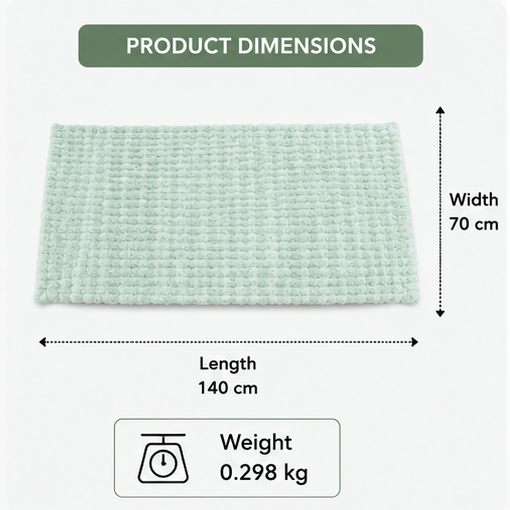 Mint Bliss Textured Bath Towel (YM2644)