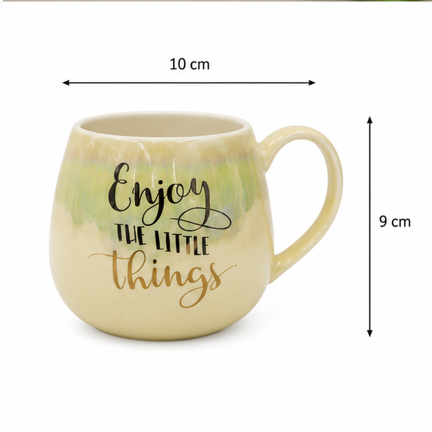 Yellow Ceramic Coffee Mug for Daily Use (YM2840)