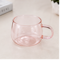 Pink Glass Cup for Tea & Coffee (YM1571)