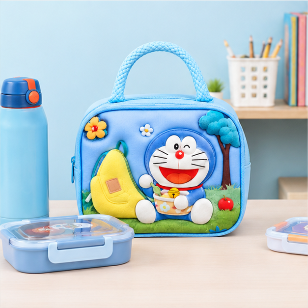 Blue Lunch Box Bag for Kids Lunchware (KT02)