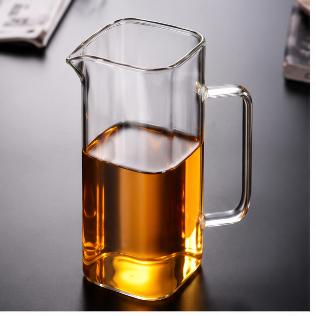 Transparent Glass Cup for Tea & Coffee (YM1570)