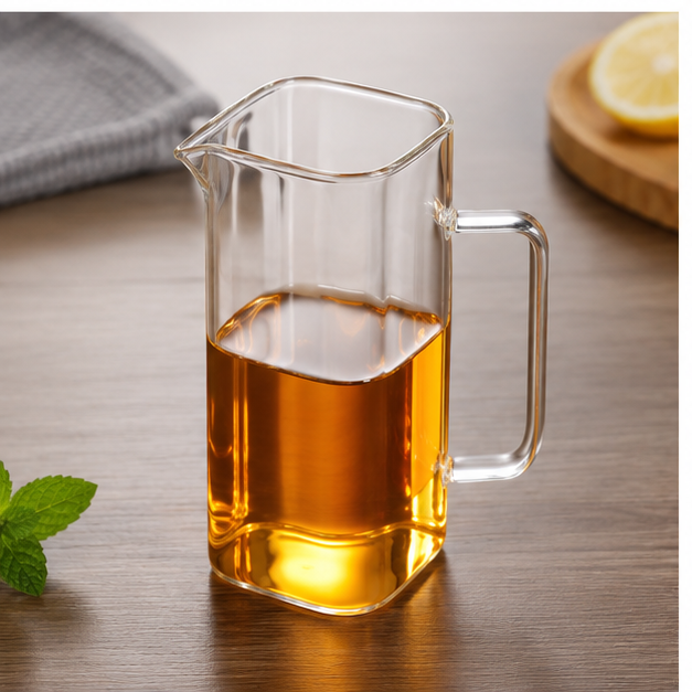 Transparent Glass Cup for Tea & Coffee (YM1570)