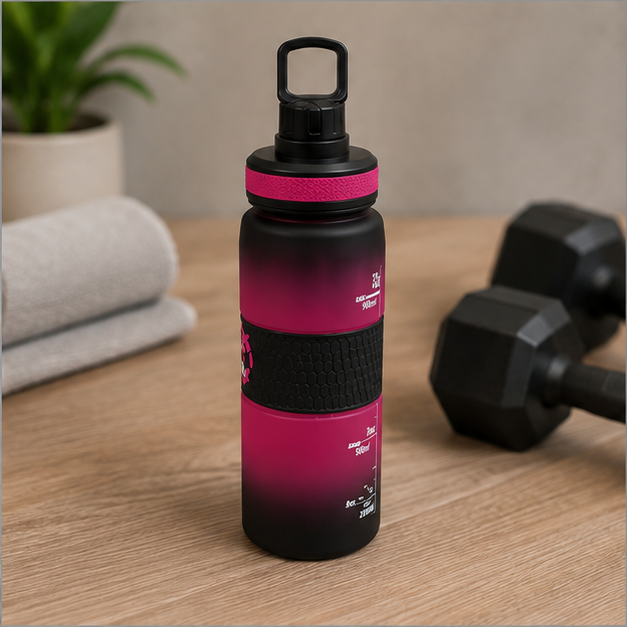 Pink Sipper Water Bottle for Daily Use (YM2127)