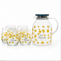 Premium Glass Jug Set of 7 for Elegant Beverage Serving (YM1573)