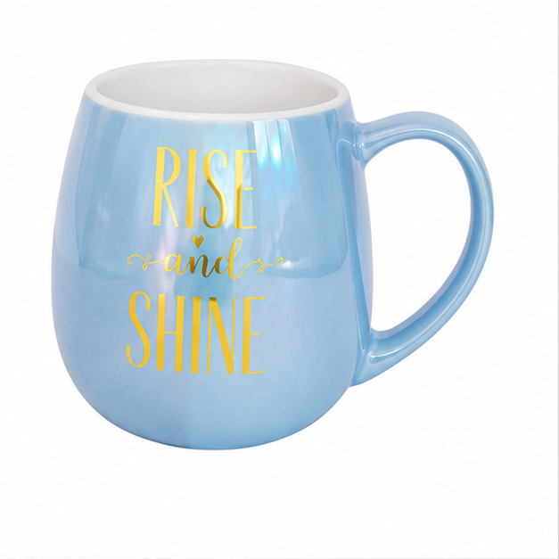 Blue Ceramic Tea Coffee Mug for Drinkware Collection (YM2840)