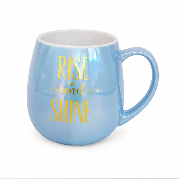 Blue Ceramic Tea Coffee Mug for Drinkware Collection (YM2840)