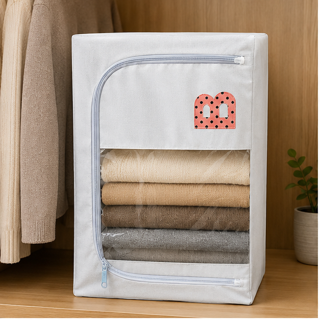 Blue Clothes Storage Organizer Bag (YM2094)