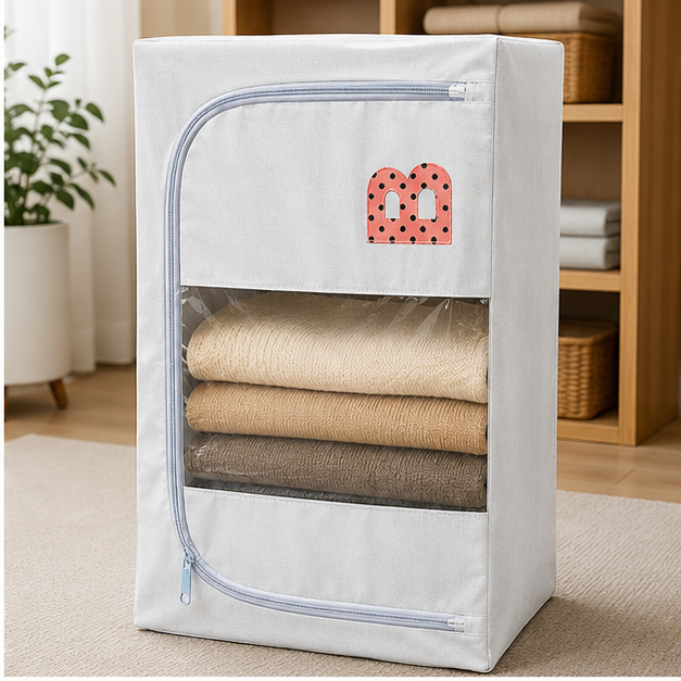 Blue Clothes Storage Organizer Bag (YM2094)
