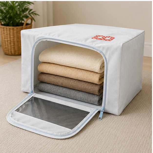 Blue Clothes Storage Organizer Bag (YM2094)