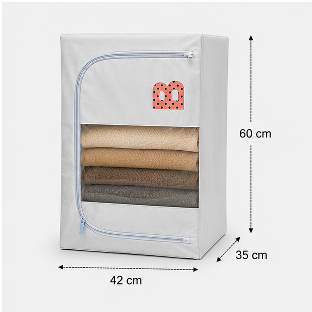 Blue Clothes Storage Organizer Bag (YM2094)