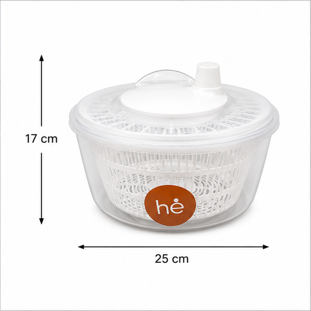 White Multifunction Vegetable Dehydrator Basket (YM1794)