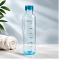 550ml Sky Blue Glass Water Bottle for Daily Use (YM2175)