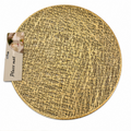 Gold Round Table Mat Set of 6 for Dining Table Styling (YM2666)