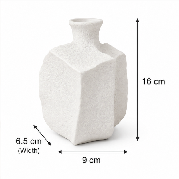 White Decorative Flower Vase (YM2370)