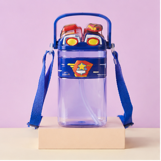Blue Kids Water Bottle with Sipper (YM508)