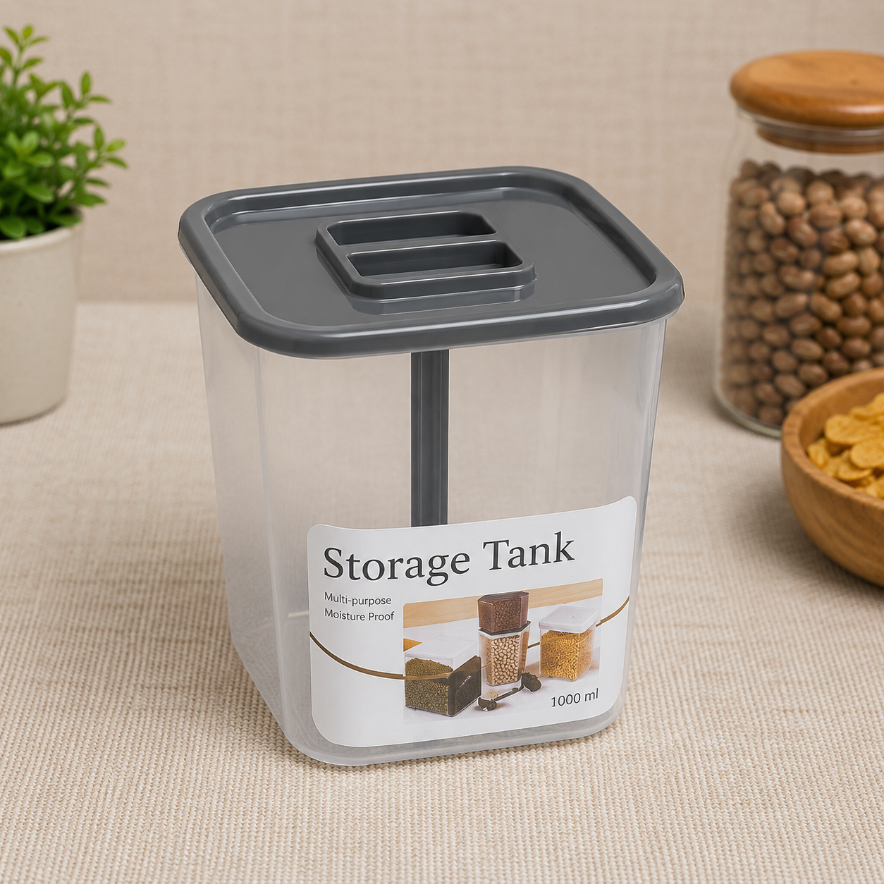 ClearView Storage Container with Grey Lid (YM288)