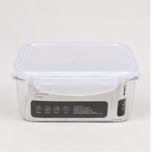 Transparent Plastic Storage Box (YM308)