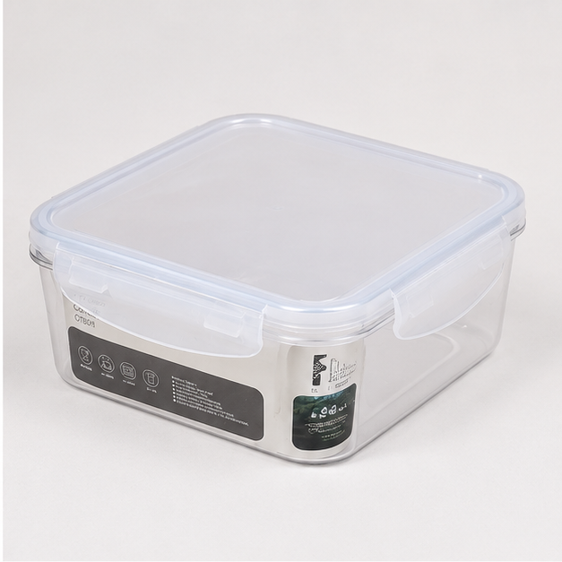 Transparent Plastic Storage Box (YM308)