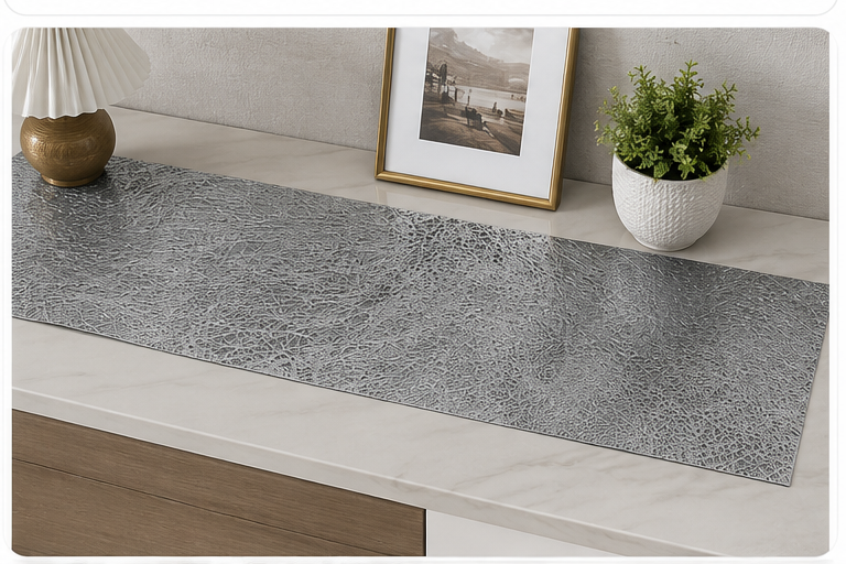 Silver Rubber Table Mat (YM729)