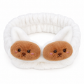 Cozy Bunny Spa Hair Band – White (YM744)