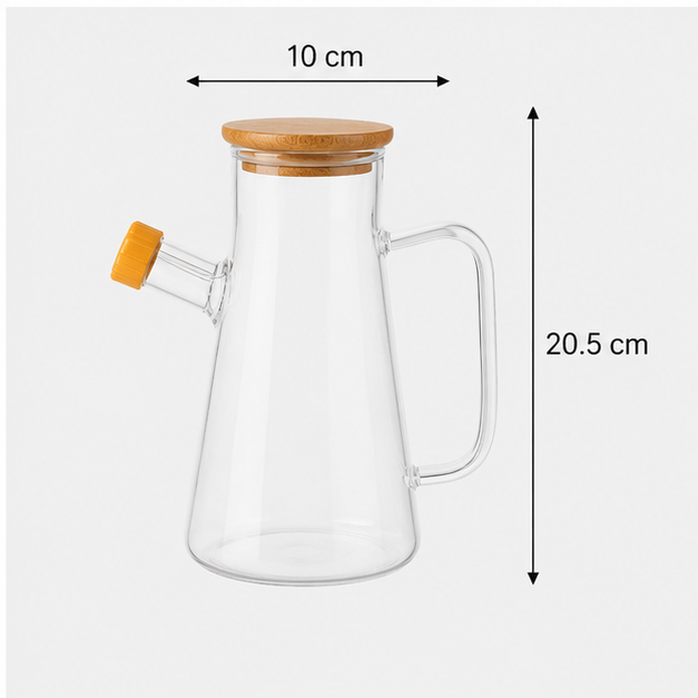 Easy Flow Glass Oil Dispenser Bottle (YM2442)