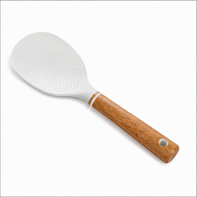 White Kitchen Spatula for Cooking & Baking (YM946)