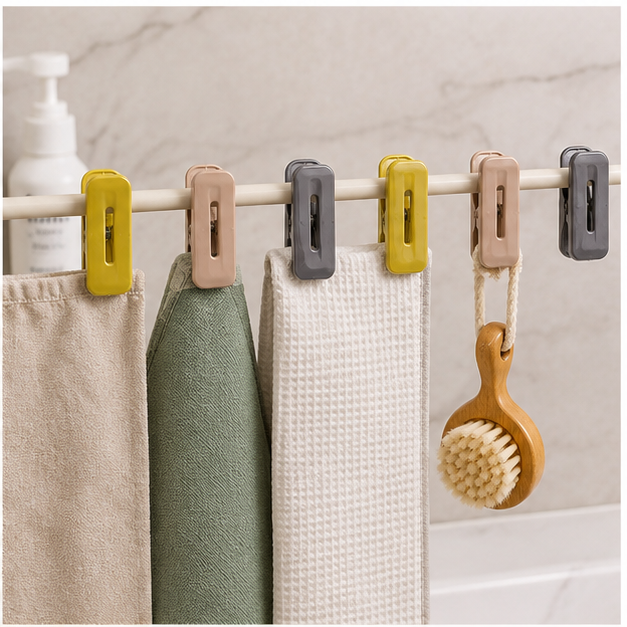 Multi-Color Plastic Clips Set (YM409)