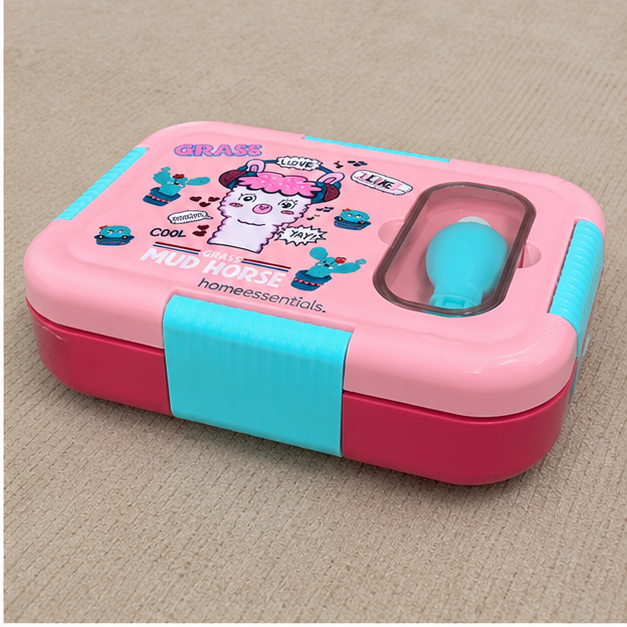 Kids Lunch Box 2 Compartment 800ml Pink (YM2156)