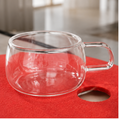 Transparent Glass Cup for Tea & Coffee (YM157)