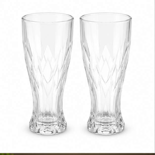 Transparent Glass Beer Glass Set for Bar & Drinkware (YM1399)