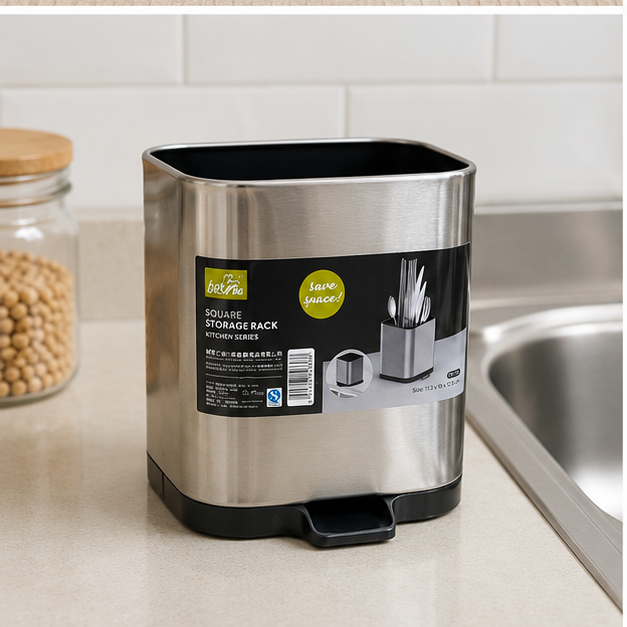Stainless Steel Spoon Holder for Kitchen (YM115)