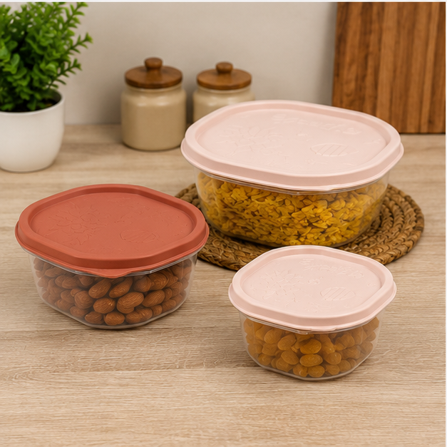 Multi-Purpose Pink Storage Box for Kitchen & Home Organization (YM539)