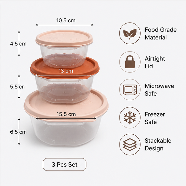 Multi-Purpose Pink Storage Box for Kitchen & Home Organization (YM539)