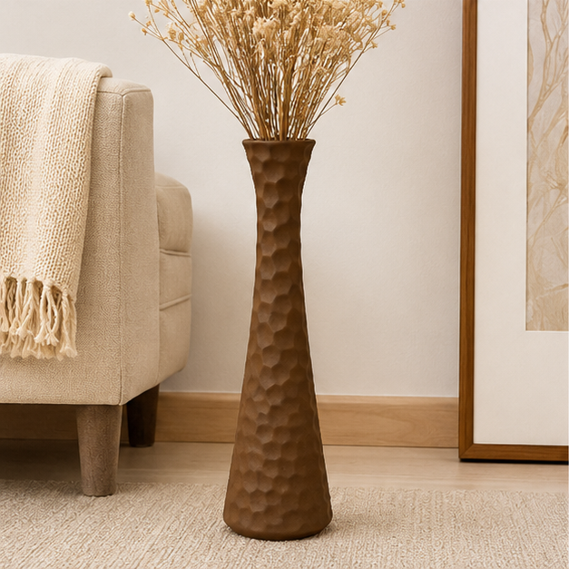 Brown Decorative Flower Vase (YM2357)