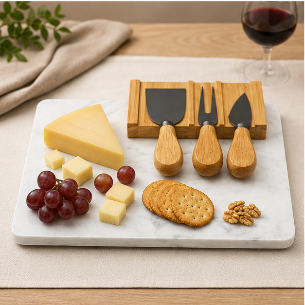 Premium Wooden Kitchen Knife Set for Everyday Food Preparation (YM133)