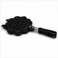 Black Waffle Baking Mold with Foldable Handle (YM2021)