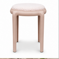 Pink Cushioned Round Stool for Home Seating (YM2183)