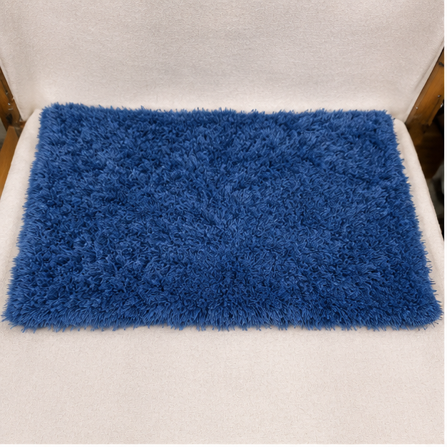 Dark Blue Textured Bath Towel for Daily Use (YM2646)
