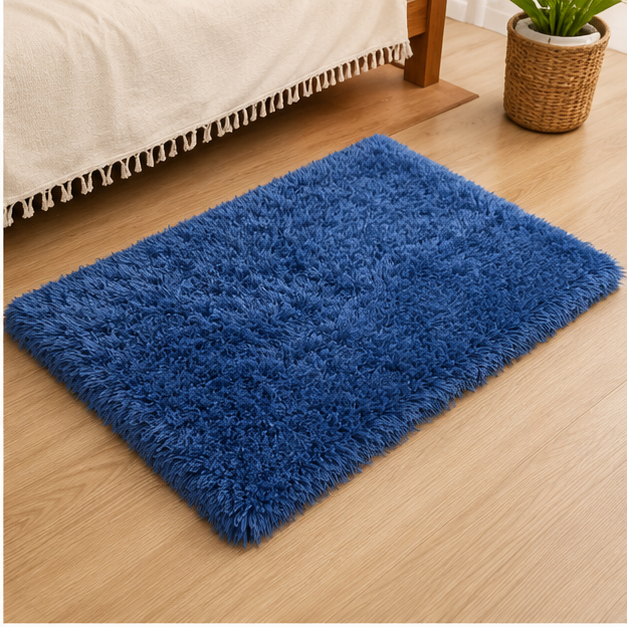 Dark Blue Textured Bath Towel for Daily Use (YM2646)