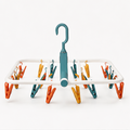 Multi-Color Plastic Clip Hanger Rack (YM403)