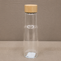 Glass Water Bottle with Wooden Lid(YM2161)