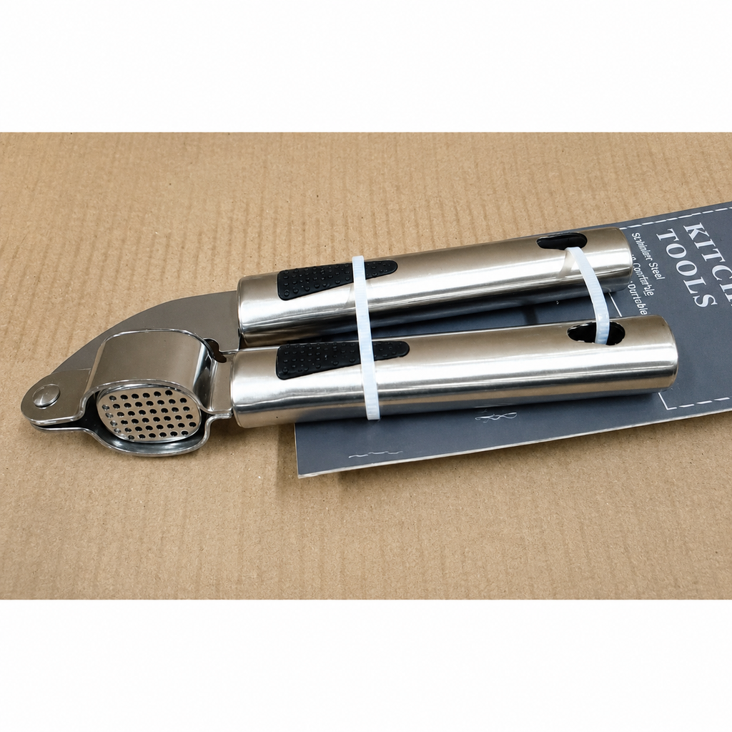Stainless Steel Garlic Press & Crusher Tool(YM181)