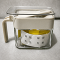 Glass Seasoning Jar with Handle and Spoon(YM1262)