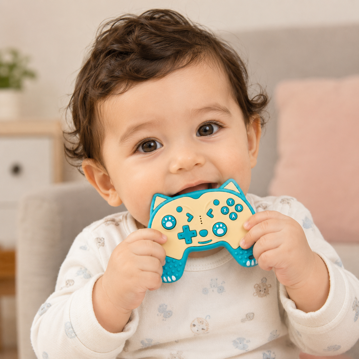 Game Controller Shape Baby Teether Toy(YM1968)