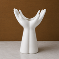 Decorative Hands Shape Ceramic Flower Vase(YM2341)