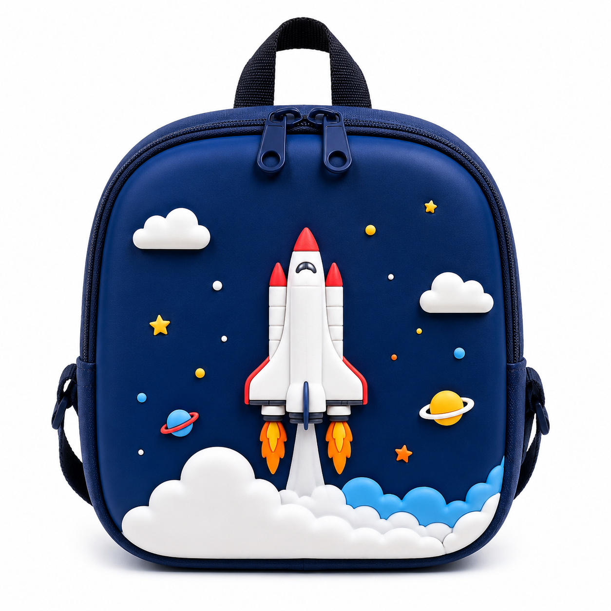 Rocket Theme Blue Kids Mini Backpack(YM1175)