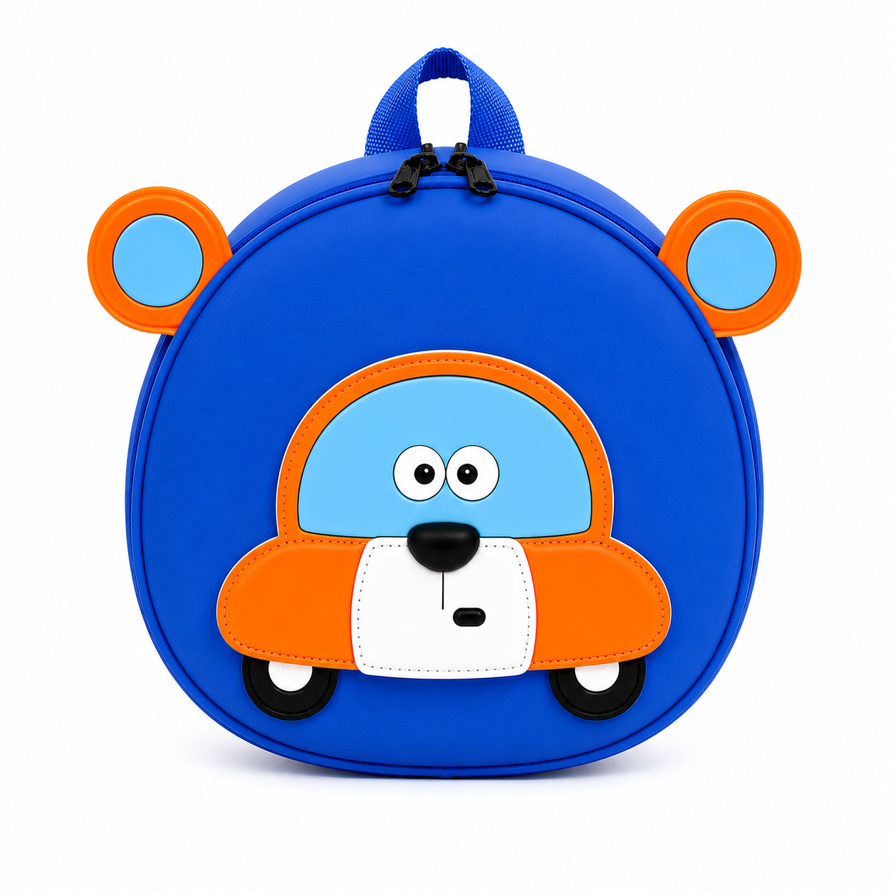 Cute Blue Cartoon Bear Car Kids Mini Backpack(YM1173)