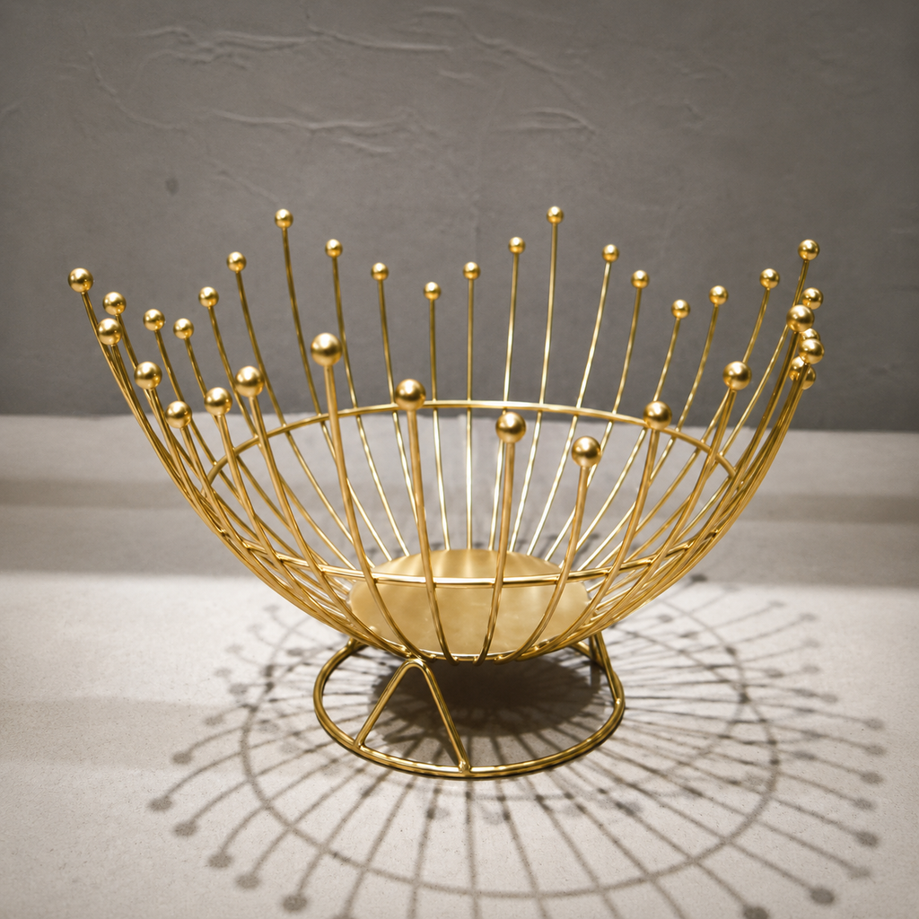 Decorative Ceramic Fruit Basket Bowl(YM1012)